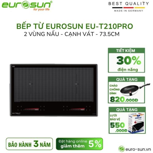 Bếp từ đôi Eurosun EU-T210 Pro lắp âm