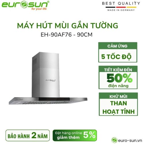 Máy hút mùi áp tường Eurosun EH-90AF76
